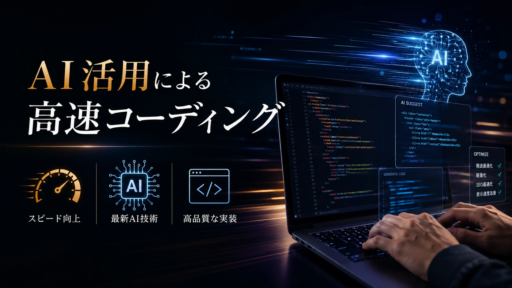 AIを活用した高速コーディング