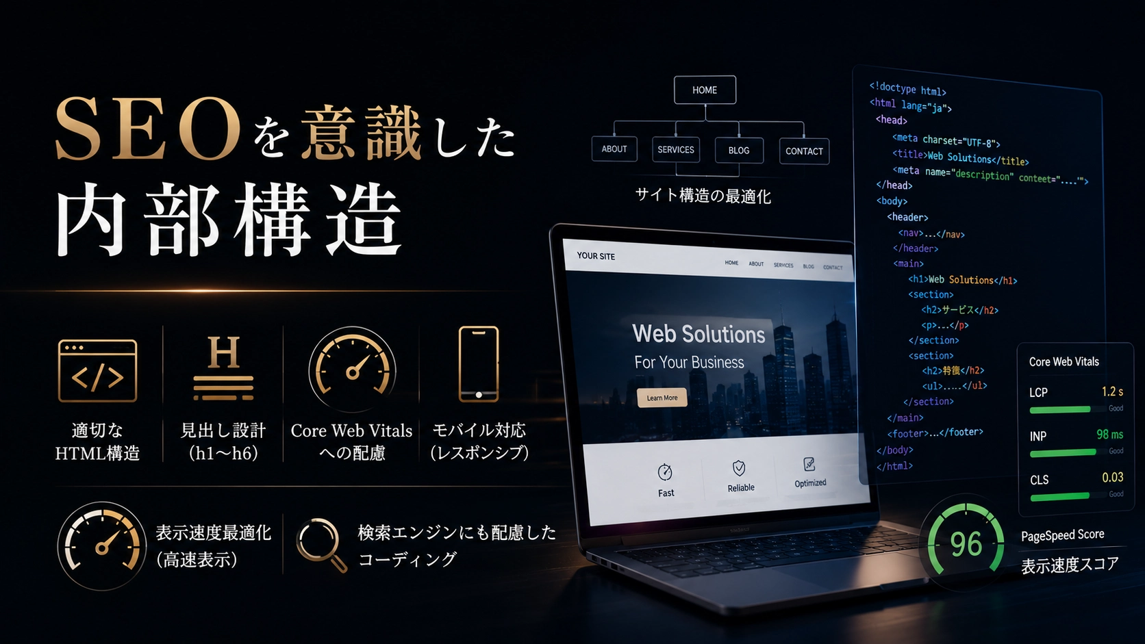 SEOの内部構造を意識したコーディング