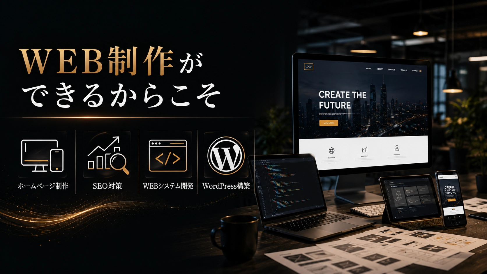 ホームページ制作が出来るからこその付加価値